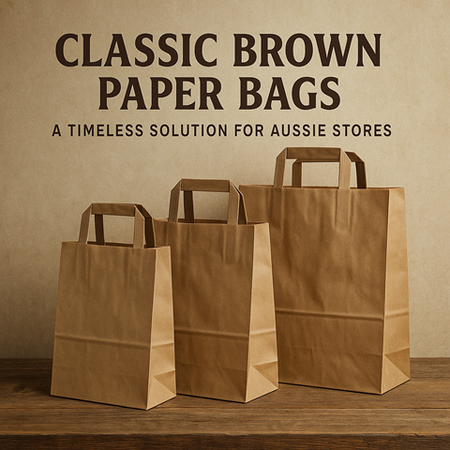 Classic Brown Paper Bags - A Timeless Solution for Aussie Stores