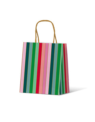 Merry Stripe Gift Bag - Small