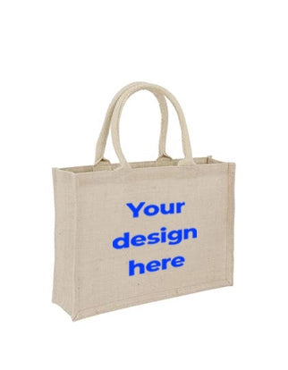 Jute Tote Bag - Medium - Custom Printed