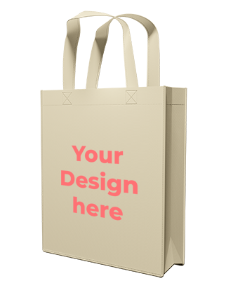 Custom Printed Portrait Tote Bag Sand Smartbag Australia
