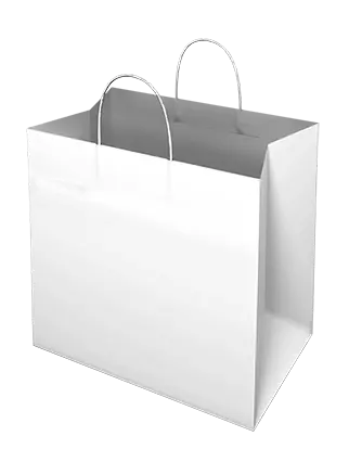 White Kraft Paper Bag Takeaway Large Smartbag Australia