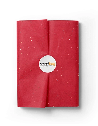 Red Gem Stone Tissue Paper