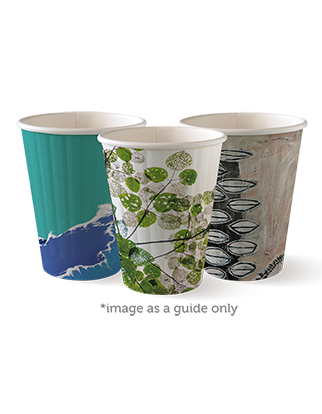 255ml / 8oz (80mm) Art Series Double Wall BioCup