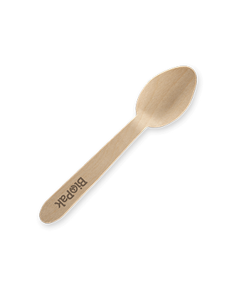 Wood Teaspoons - 10cm