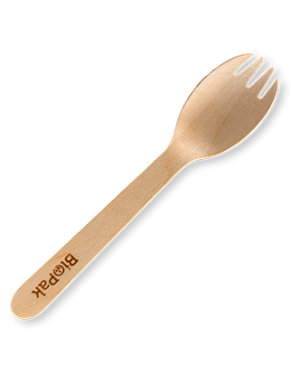 16cm Wood Spork