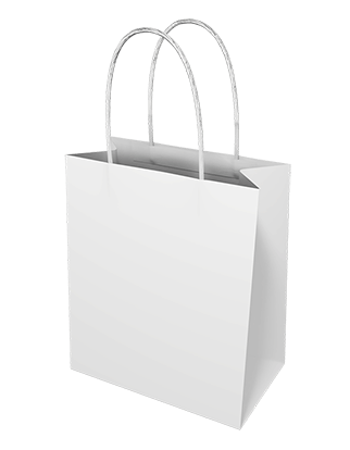 White Paper Bags - Toddler