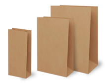 Grocery Paper Bags - No Handles