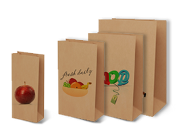 Grocery Paper Bags - Custom Printed