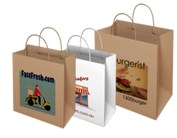 Takeaway Paper Bags - Custom Printed