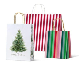 Kraft Paper Festive Gift Bags