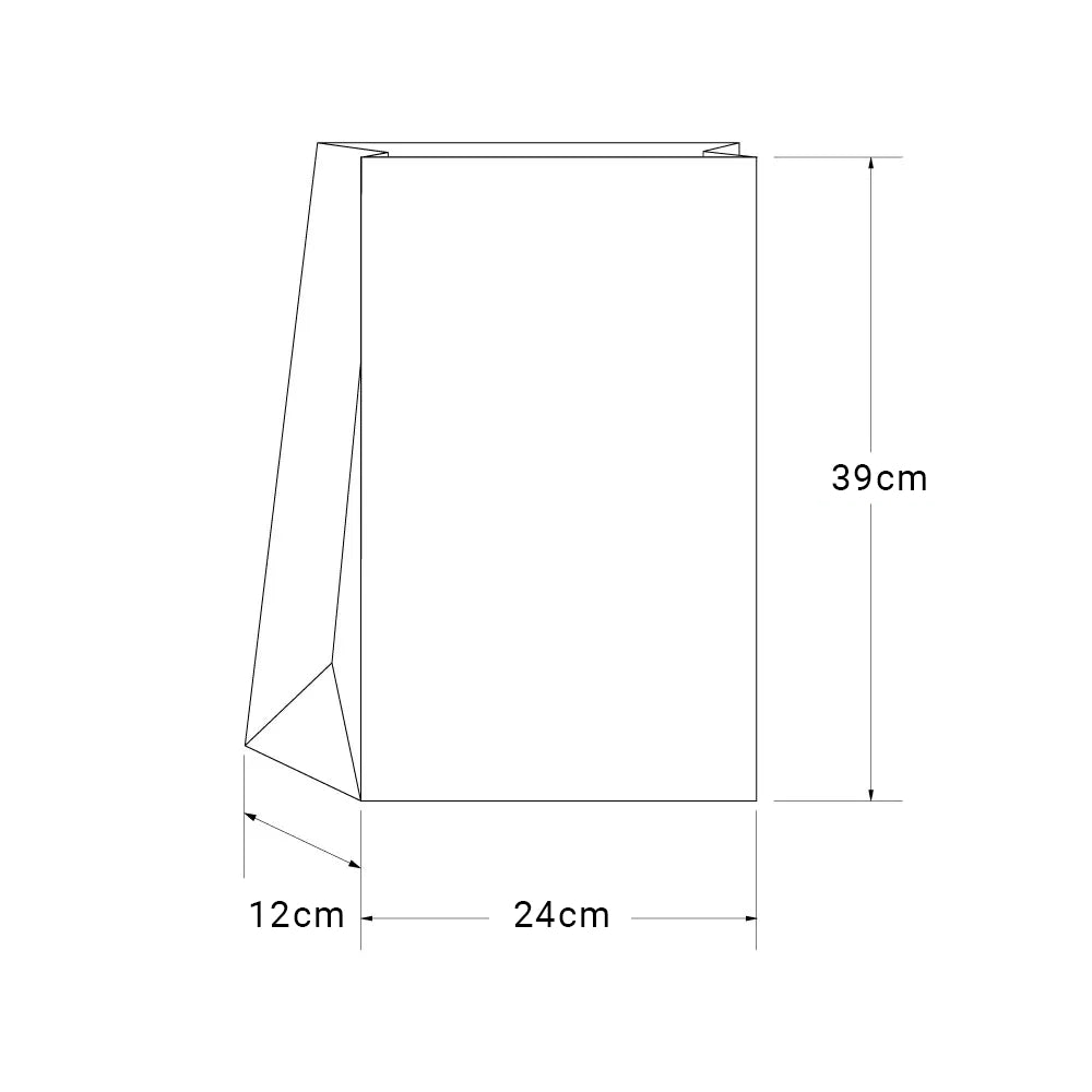 SOS 16 - White Paper Grocery Bag