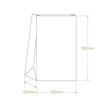 SOS 16 - Kraft Paper Grocery Bag