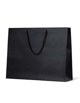 Black Matte Laminated Paper Bags - XX Large