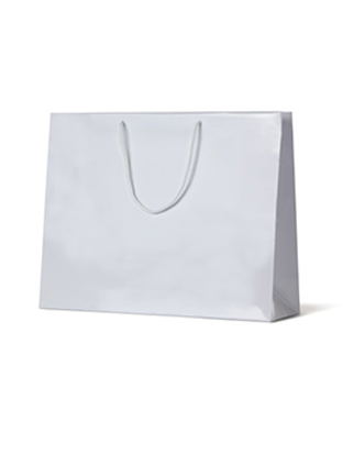 White Gloss Laminated Paper Bags - XX Large