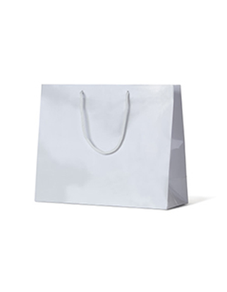 White Gloss Laminated Paper Bags - X Large