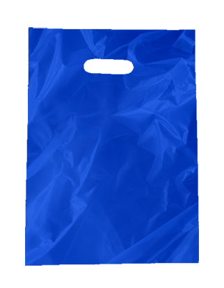 Gloss Plastic Bags Small - Blue