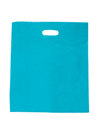 Gloss Plastic Bags Large - Blue