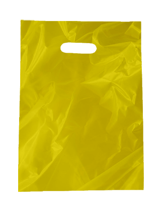 Gloss Plastic Bags Small - Yellow