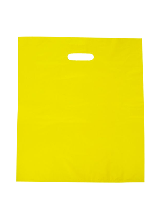 Gloss Plastic Bags Large - Yellow