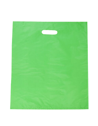 Gloss Plastic Bags Large - Green