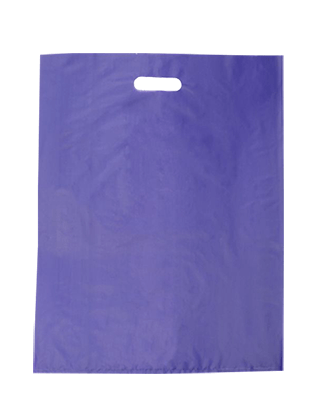 Gloss Plastic Bags Large - Purple