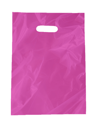 Gloss Plastic Bags Small - Pink