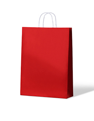 Paper Bags Midi - Red