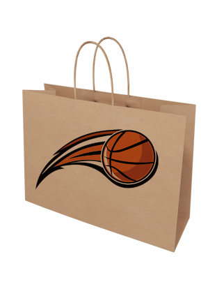 Brown Kraft Paper Bag - Small Boutique - Custom Printed