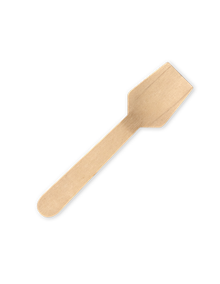 9.5 cm Wood Ice Cream Spoon