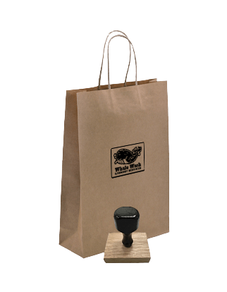 Small Plus Wood Mount Rubber Stamp