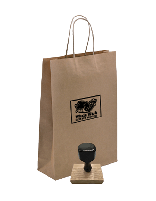 Medium Wood Mount Rubber Stamp