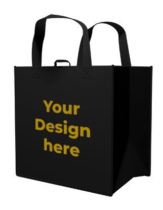 All Purpose Tote Bag - Black (Custom Printed)