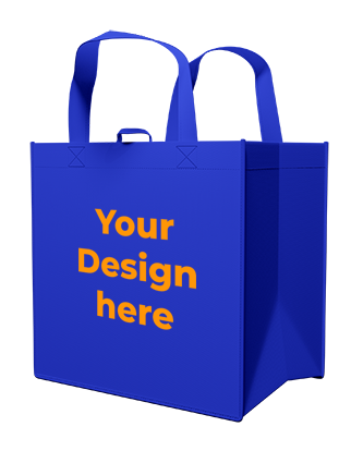 All Purpose Tote Bag - Blue (Custom Printed)