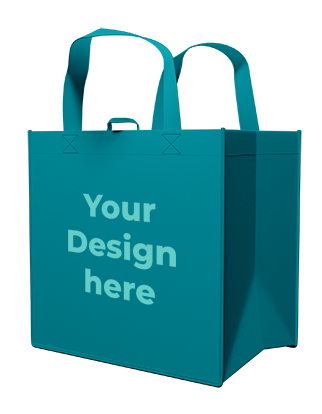 All Purpose Tote Bag - Teal (Custom Printed)