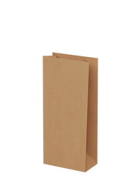 Brown Paper Grocery Bags -  Small