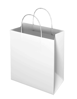 White Kraft Paper Bag - Takeaway Small