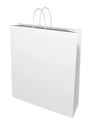 White Paper Bags - Large