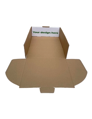 Custom Printed White Mailing Box (31 x 23 x 10.5cm)
