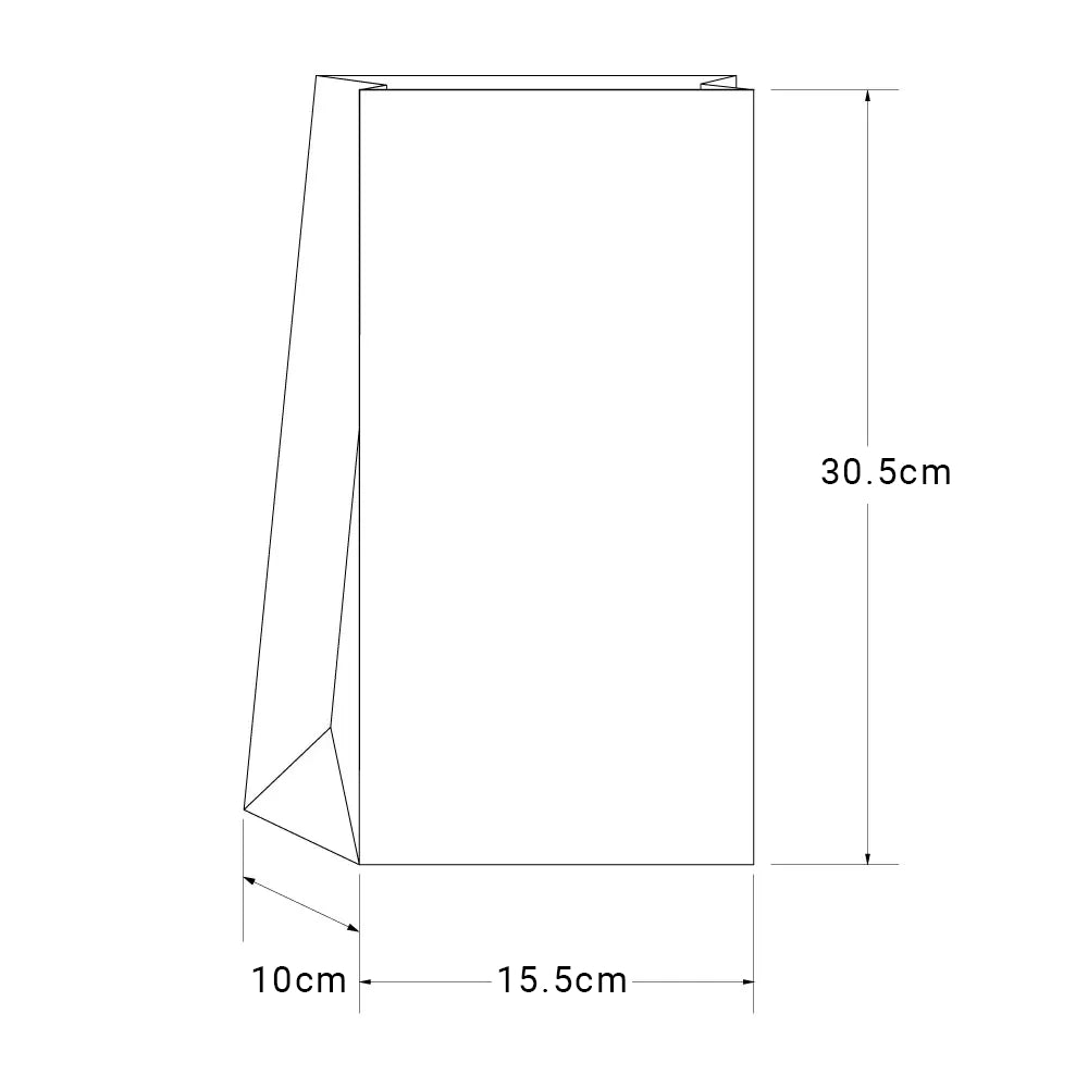 SOS 8 - White Paper Grocery Bag