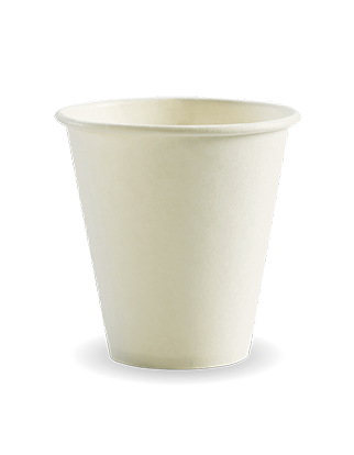 280ml / 8oz (90mm) White Single Wall BioCup