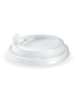 90mm PS White Large Sipper Lid