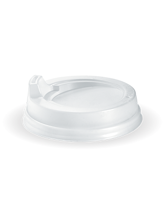 80mm PS White Small Sipper Lid