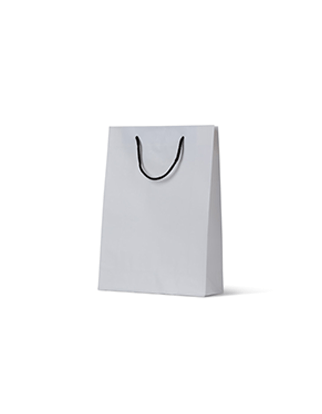 White Paper Bags Medium - Rope Handles