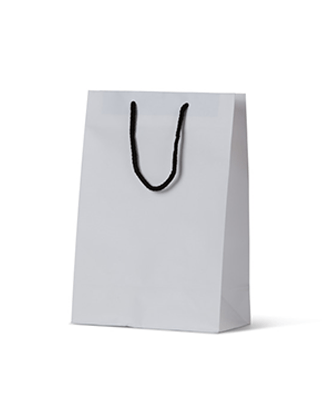 White Paper Bags with Rope Handles - Junior | Smartbag Australia