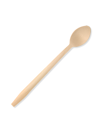 20cm Tall Wood Teaspoon