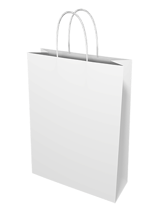 White Paper Bags - Small