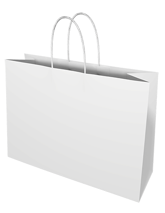 White Paper Bags - Small Boutique